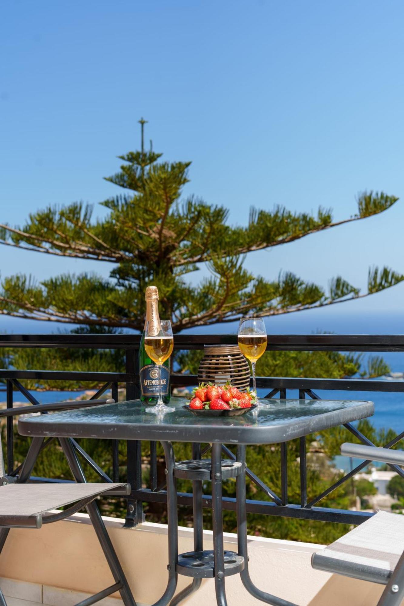 Fnk Apartments With Sea View Agia Pelagia Exteriér fotografie