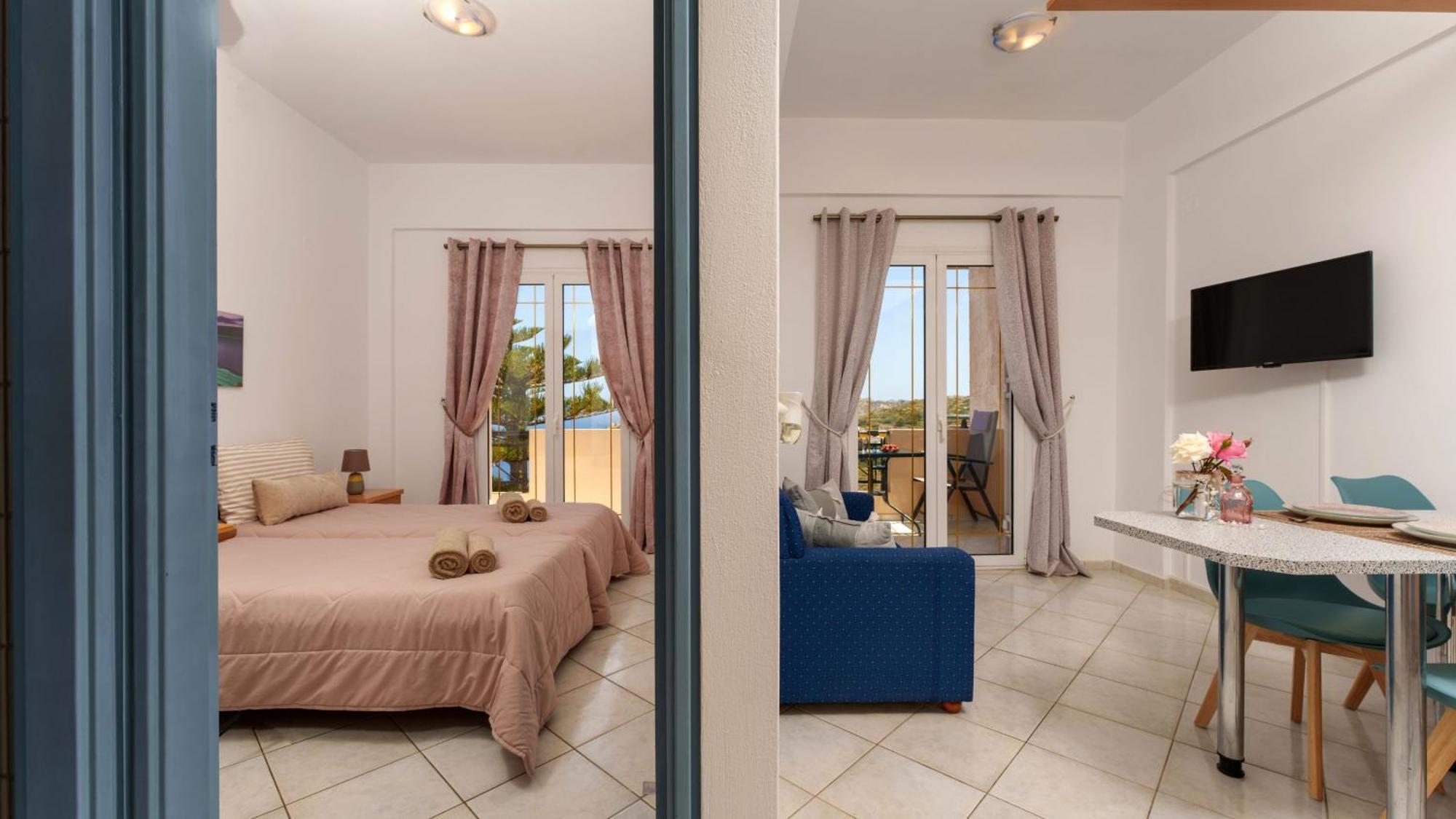 Fnk Apartments With Sea View Agia Pelagia Exteriér fotografie