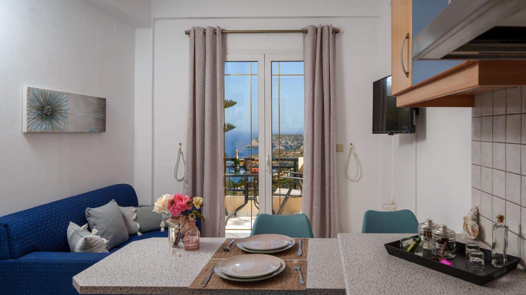 Fnk Apartments With Sea View Agia Pelagia Exteriér fotografie